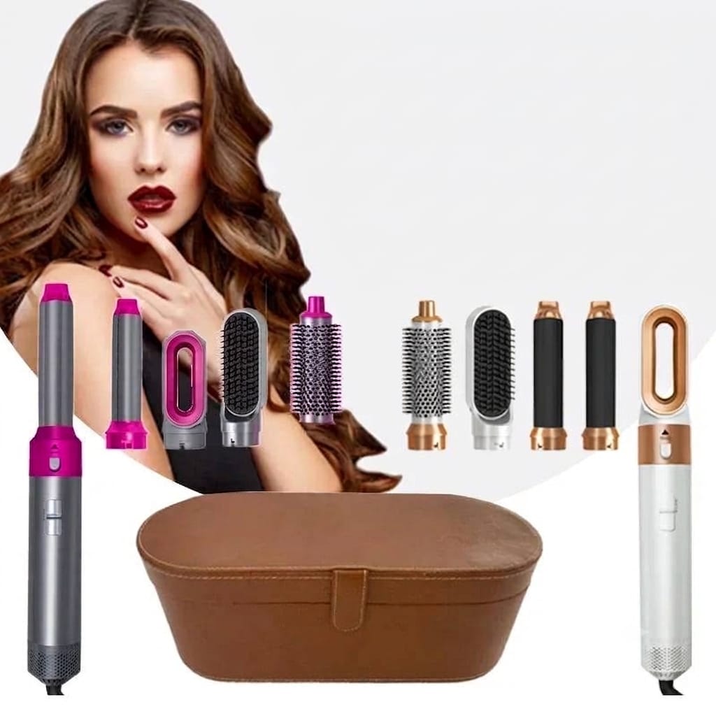 Escova Modeladora e Secadora Multifuncional 5 em 1 - Glamour AirStyler